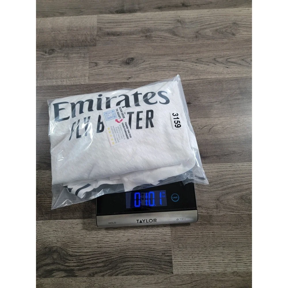 Adidas Authentic Real Madrid Home Soccer Jersey 24/25 2XL White Long Sleeve NWT